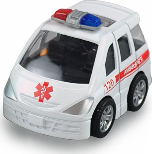 Amewi Retraction Die-Cast Vehicles Αυτοκινητάκι Αστυνομικό (Διάφορα Σχέδια) 1τμχ