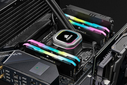 Corsair Vengeance RGB Pro SL 32GB DDR4 RAM cu 2 module (2x16GB) și