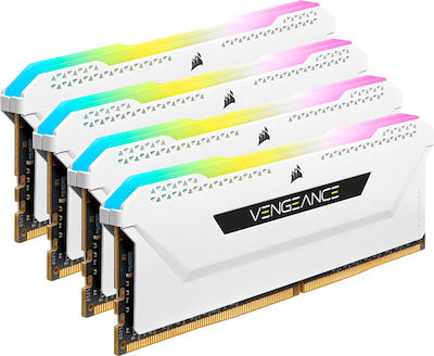 Corsair Vengeance RGB Pro SL 32GB DDR4 RAM cu 4 module (4x8GB) și Viteză 3200 pentru Desktop