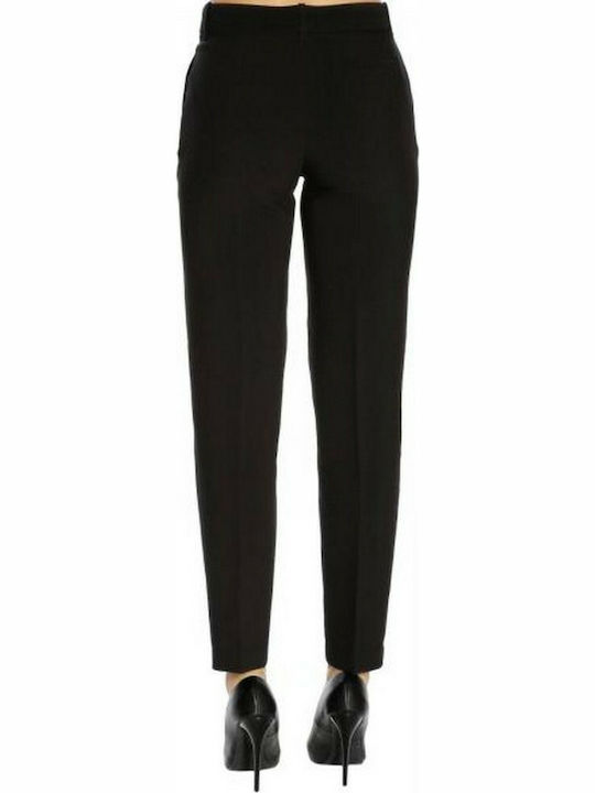 Emporio Armani Women's Chino Trousers in Regular Fit Black