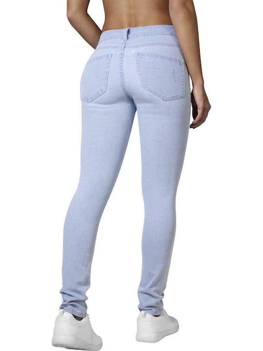 Urban Classics TB1539 High Waist Women's Jean Trousers in Skinny Fit