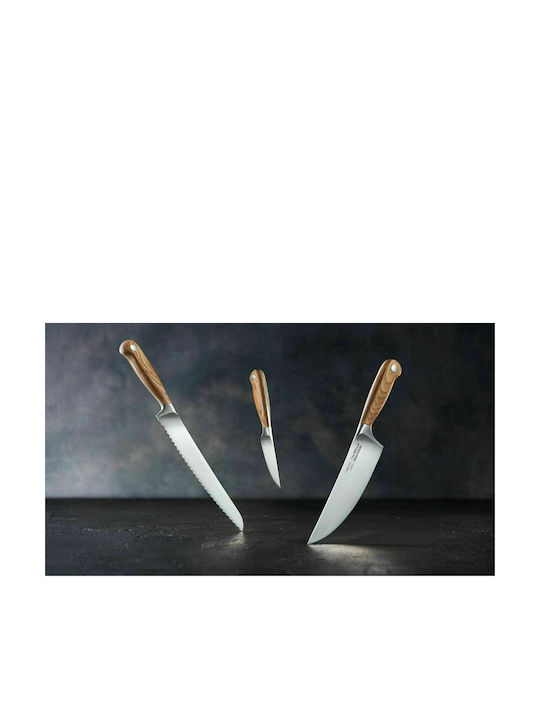 Tescoma Feelwood Μαχαίρι Chef από Ανοξείδωτο Ατσάλι 18cm