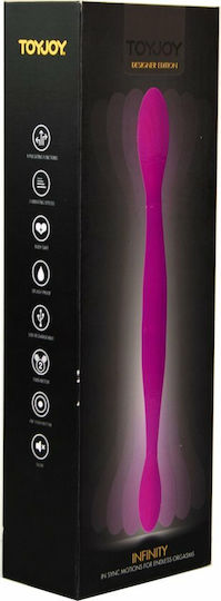 ToyJoy Infinity Double Dildo Dublu Vibrator 37cm Violet