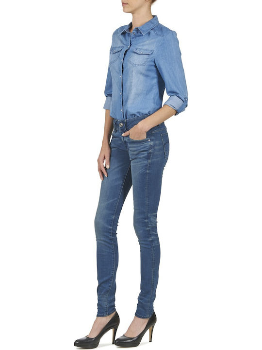 Lynn Damen Jeans Hosen Mit Mittlerem Anstieg in Skinny Passform