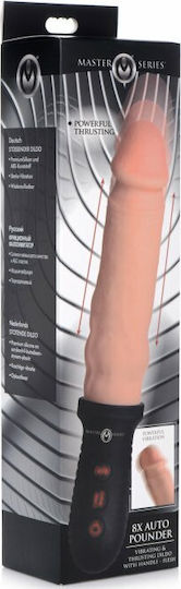 XR X8 Auto Pounder Vibrating & Thrusting Dildo with Handle Ρεαλιστικός Δονητής 29cm Flesh