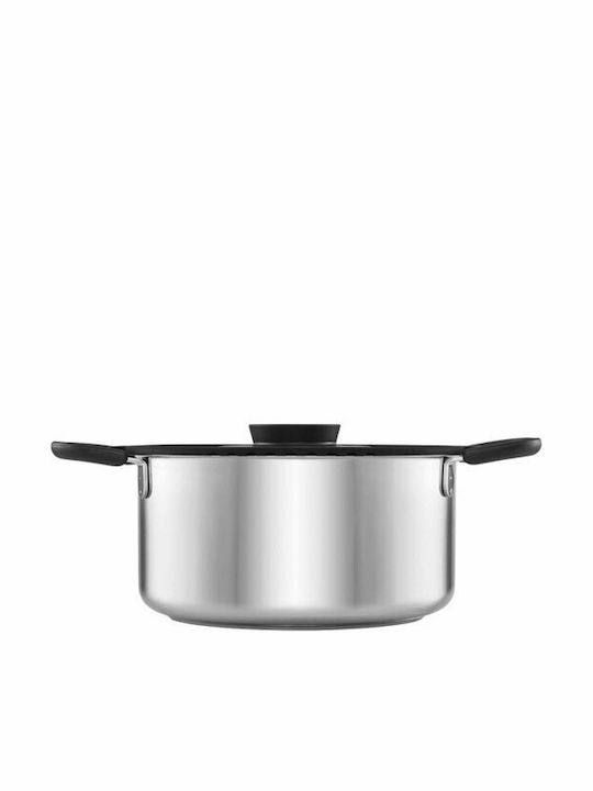 Fiskars Deep Stainless Steel Pot 3lt / 22cm