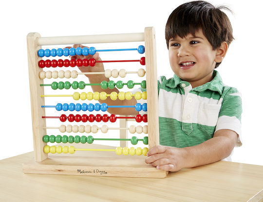 Melissa & Doug Άβακας Αριθμητήριο Abacus made of Wood for 3+ Years Old