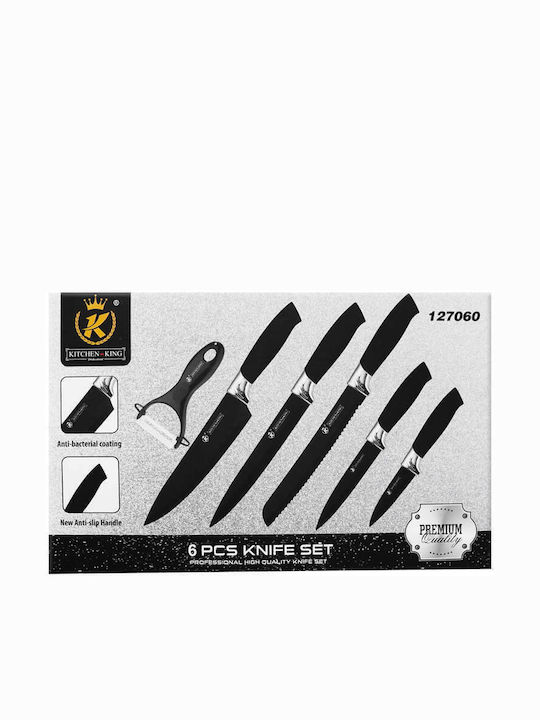 Kitchen King Set Messer aus Edelstahl GV-060 6Stück