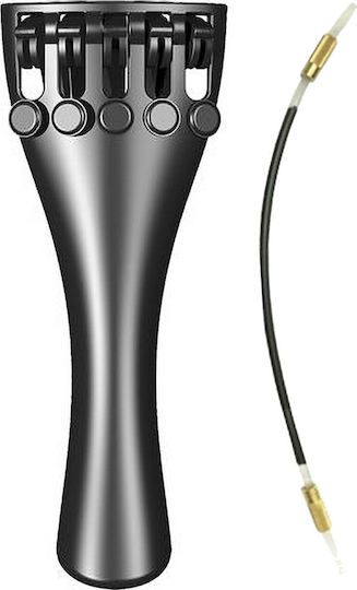 Wittner Ultra Tailpiece for 5-string Tailpiece in Black Color 4/4