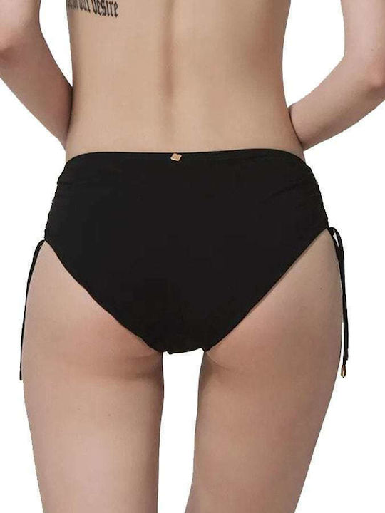 Luna Blue Sense Bikini Alunecare Talie înaltă Negru