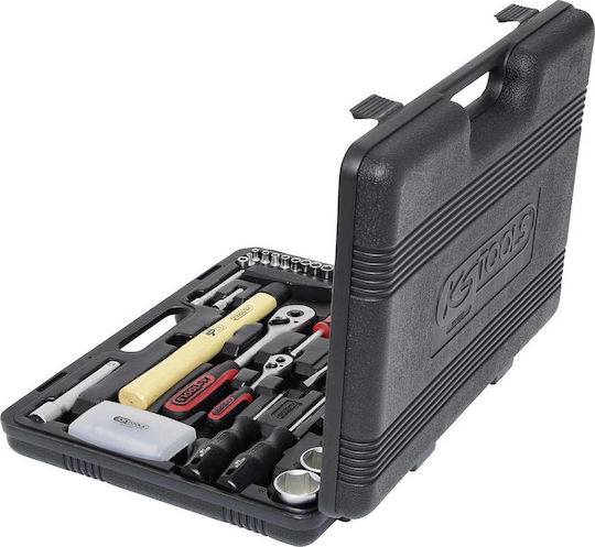 Ks Tools 1/4"+1/2" 911.0688 Βαλίτσα με 88 Εργαλεία