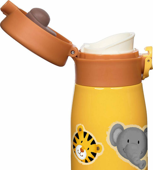 Sigikid Kids Water Bottle Thermos Stainless Steel Orange 420ml