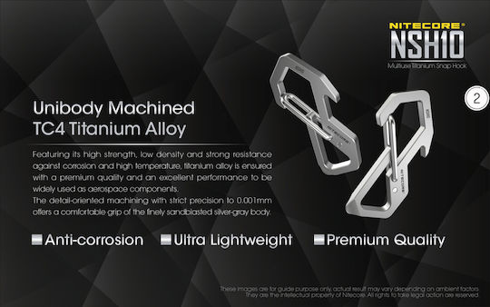 NiteCore NSH10 Flashlight Bracket