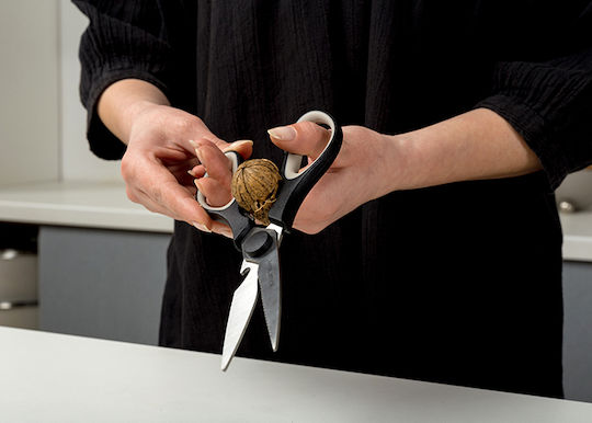 Nava Kitchen Scissor 21cm Black
