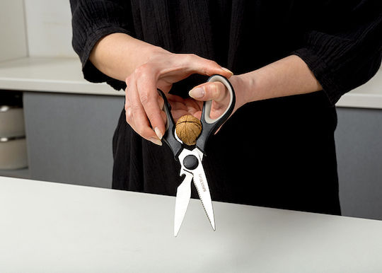 Nava Kitchen Scissor 21cm Black