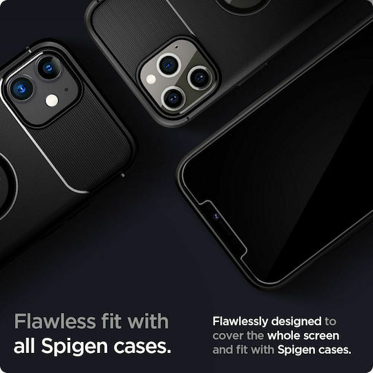 Spigen GLAS.TR Slim Clear Full Glue Full Face Tempered Glass (iPhone 12 / 12 Pro)