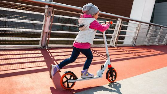 Lionelo Kids Scooter Foldable Luca 2-Wheel White