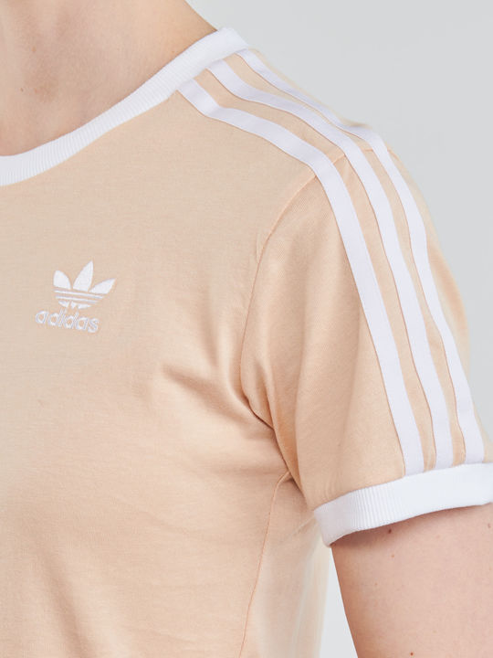 Originals Adicolor 3- Stripes Γυναικείο Αθλητικό T-shirt Halo Blush