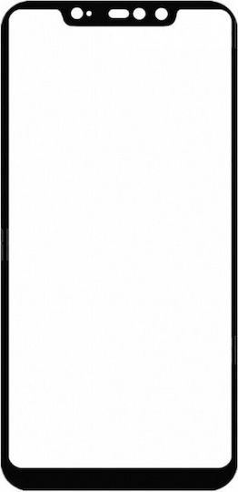 Full Face Tempered Glass Black (Redmi Note 6 Pro)