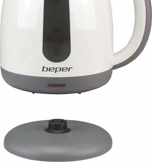 Beper Βραστήρας 1.7lt 2200W Λευκός