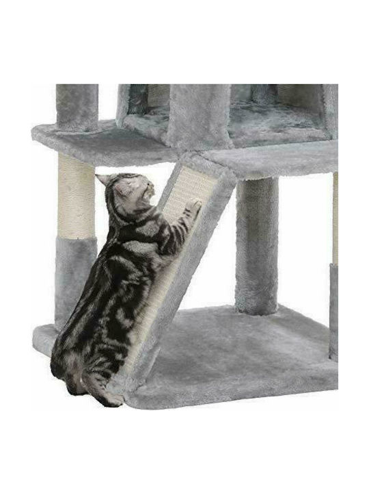 Feandrea Cat Condo Ονυχοδρόμιο Γατόδεντρο Γκρι 46x46x95εκ.