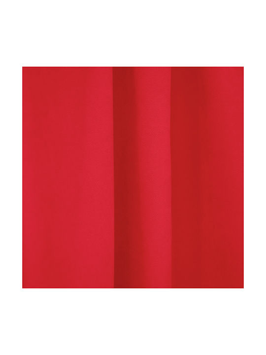 Lino Home Vorhang mit Bleistiftfalten Renas Red 140x280cm