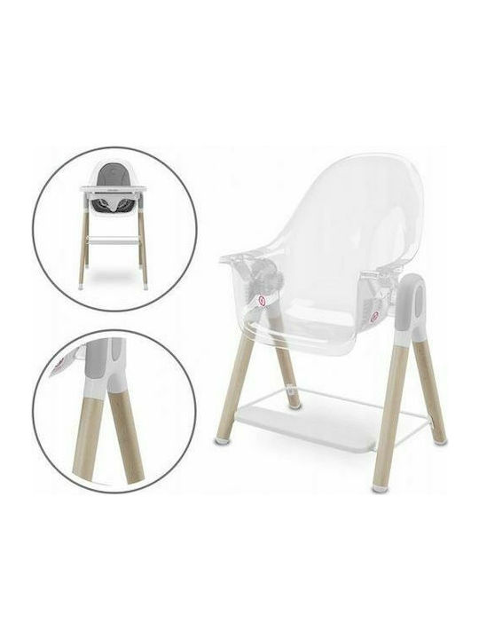 Lionelo Maya Baby Hochstuhl 2 in 1 mit Höhenverstellbar Rosa Rose