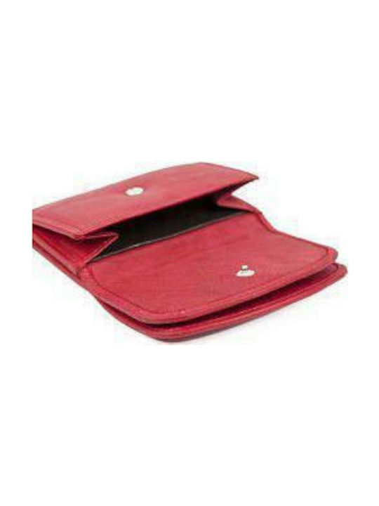 Fetiche Leather Small Leather Women's Wallet Red