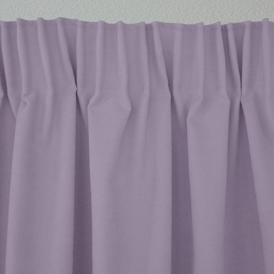 Lino Home Vorhang mit Bleistiftfalten Renas Flieder 140x280cm