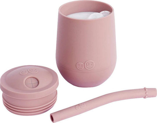 Ezpz Παιδικό Ποτηράκι "Mini Cup" από Πλαστικό Ροζ 118ml για 12m+