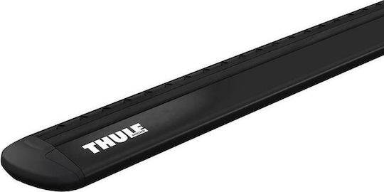 Thule Μπάρες Οροφής Αλουμινίου Wingbar Evo 118εκ. Universal (Σετ χωρίς πόδια) Μαύρες