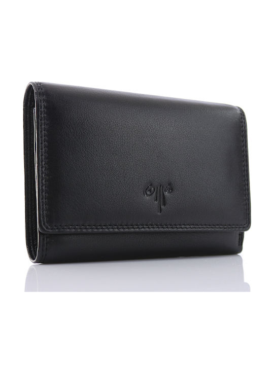 350 Small Leather Women's Wallet Classic Black