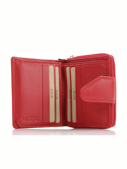 181 Small Leather Women's Wallet Classic Red