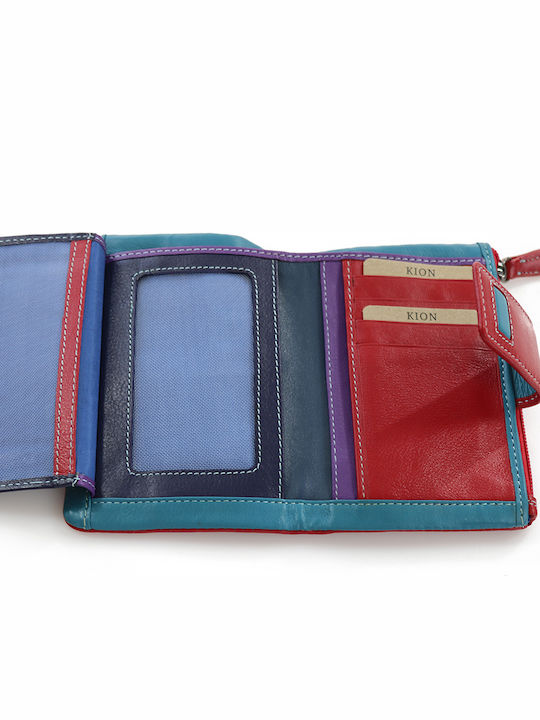 Small Leather Women's Wallet Red