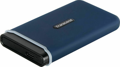 Transcend ESD370C USB 3.1 / USB-C Εξωτερικός SSD 250GB 2.5" Navy Blue