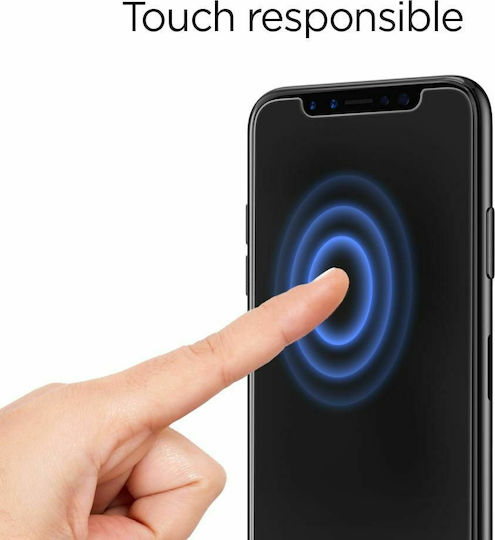 Spigen GLAS.tR 2.5D Закалено стъкло за цялото лице (iPhone 12 Pro Max)