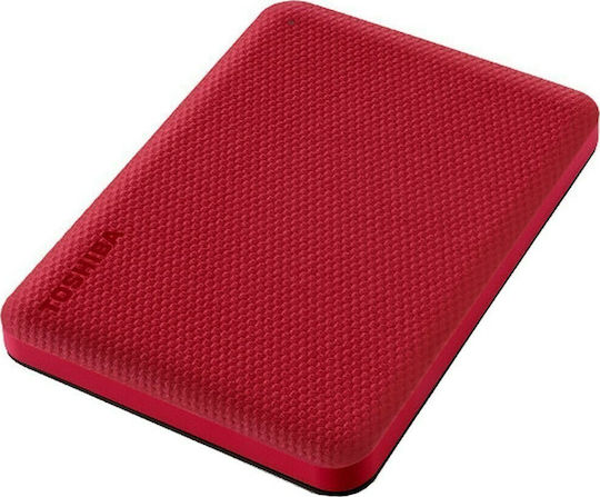 Toshiba Canvio Advance 2020 USB 3.2 Εξωτερικός HDD 2TB 2.5" Κόκκινο
