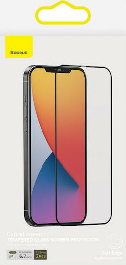 Baseus 3D Full Face Tempered Glass (iPhone 12 Pro Max)