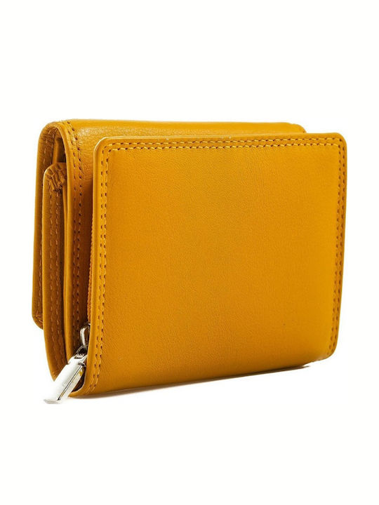 335 Small Leather Women's Wallet Classic Yellow