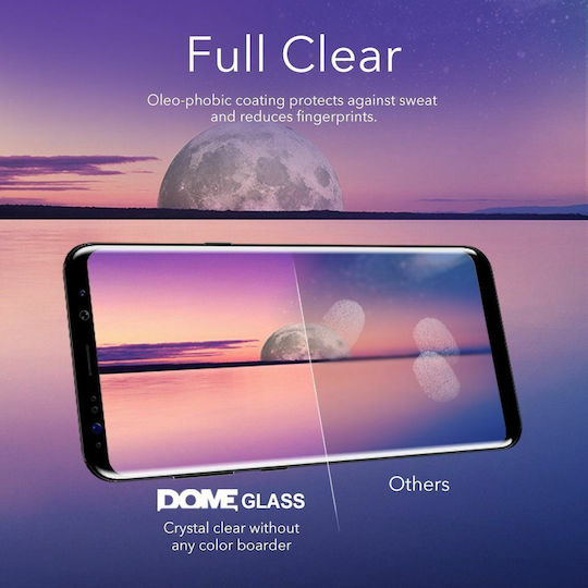 Whitestone 3D Закалено стъкло за цялото лице (Galaxy S8+)