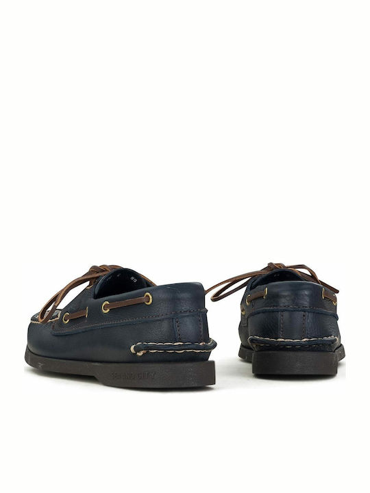 Dallas Δερμάτινα Ανδρικά Boat Shoes Azul