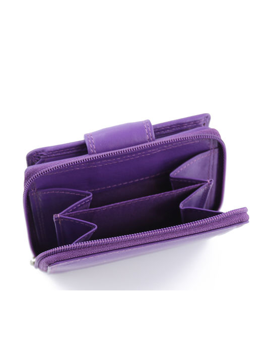 181 Small Leather Women's Wallet Classic Purple