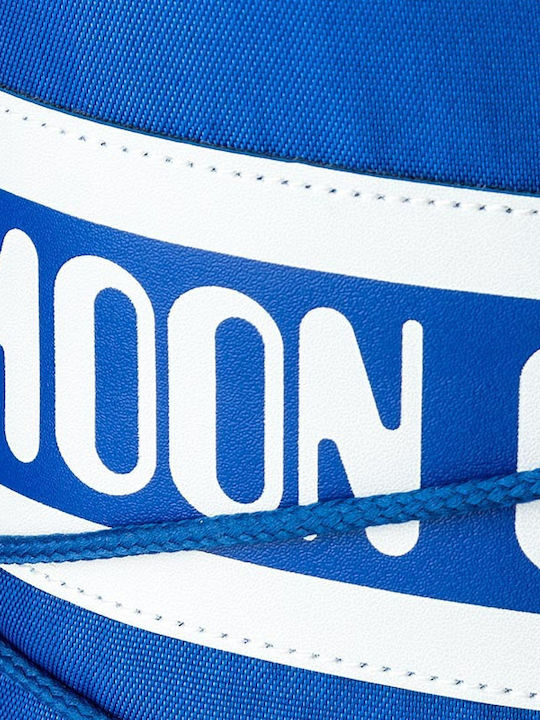 Icon Nylon Γυναικείες Μπότες Χιονιού Μπλε