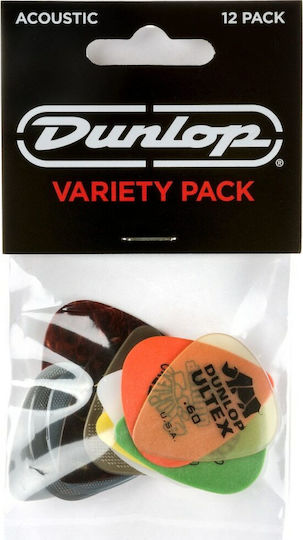 Dunlop Pene Chitară Acoustic Pick Variety Pack Set 12buc
