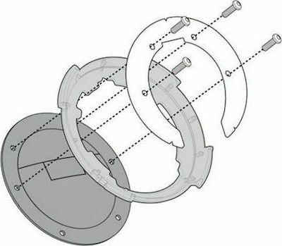 Givi Tanklock Tankhalterungen für Yamaha MT-09 Yamaha MT-09 Tracer 2015-2017/Tracer 900/Tracer 900 GT 2018-2020 Yamaha MT-09 Tracer 2015-2017/Tracer 900/Tracer 900 GT 2018-2020