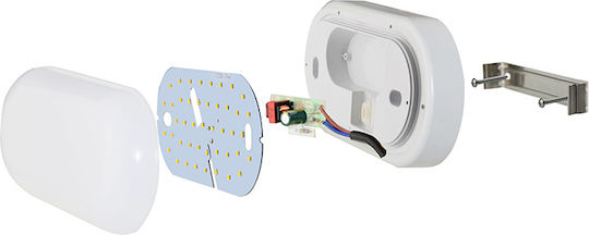 Powertech Πλαφονιέρα LED 10W 16x9x4.4εκ. Powertech Πλαφονιέρα LED 10W 16x9x4.4εκ.