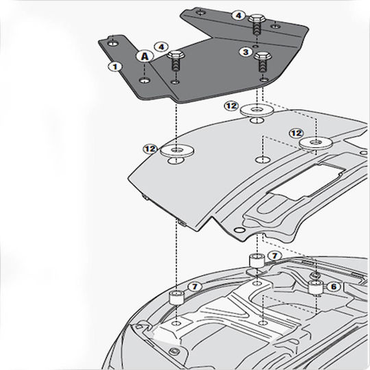 Givi Σχάρα για Suzuki Burgman 650 Suzuki Burgman 650 2013 2013