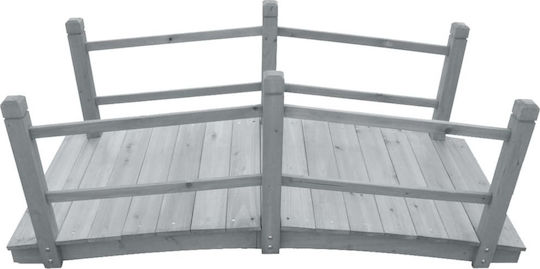 vidaXL Διακοσμητική Γέφυρα Κήπου Ξύλινη 140x60x56εκ. 310040