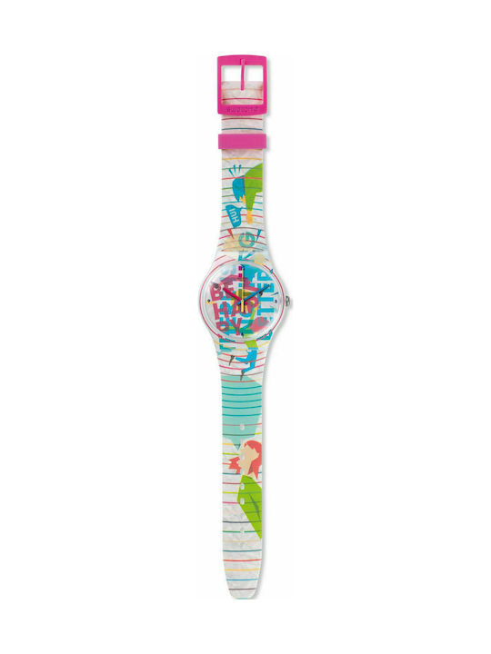 Swatch Go Happy Rubber Strap 20mm