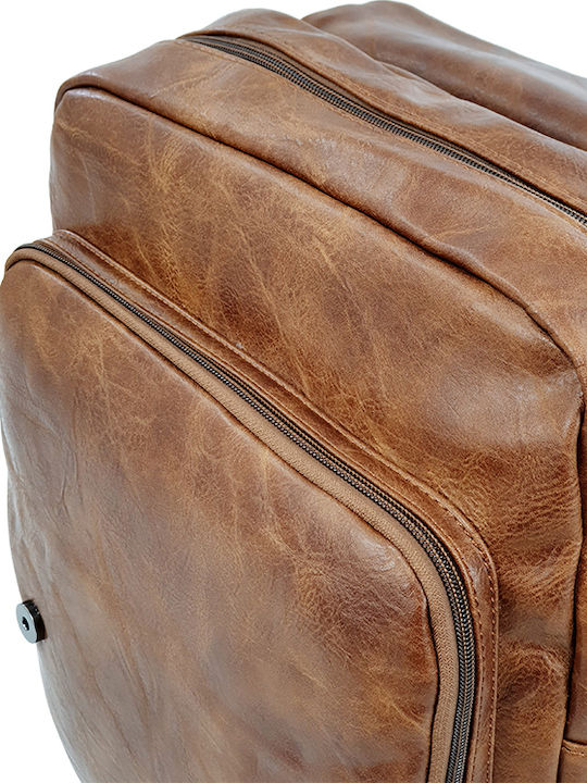 Playbags PB18-1 Backpack Backpack for 15.6" Laptop Brown
